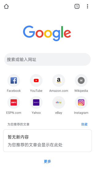 2023谷歌浏览器界面截图预览(1)