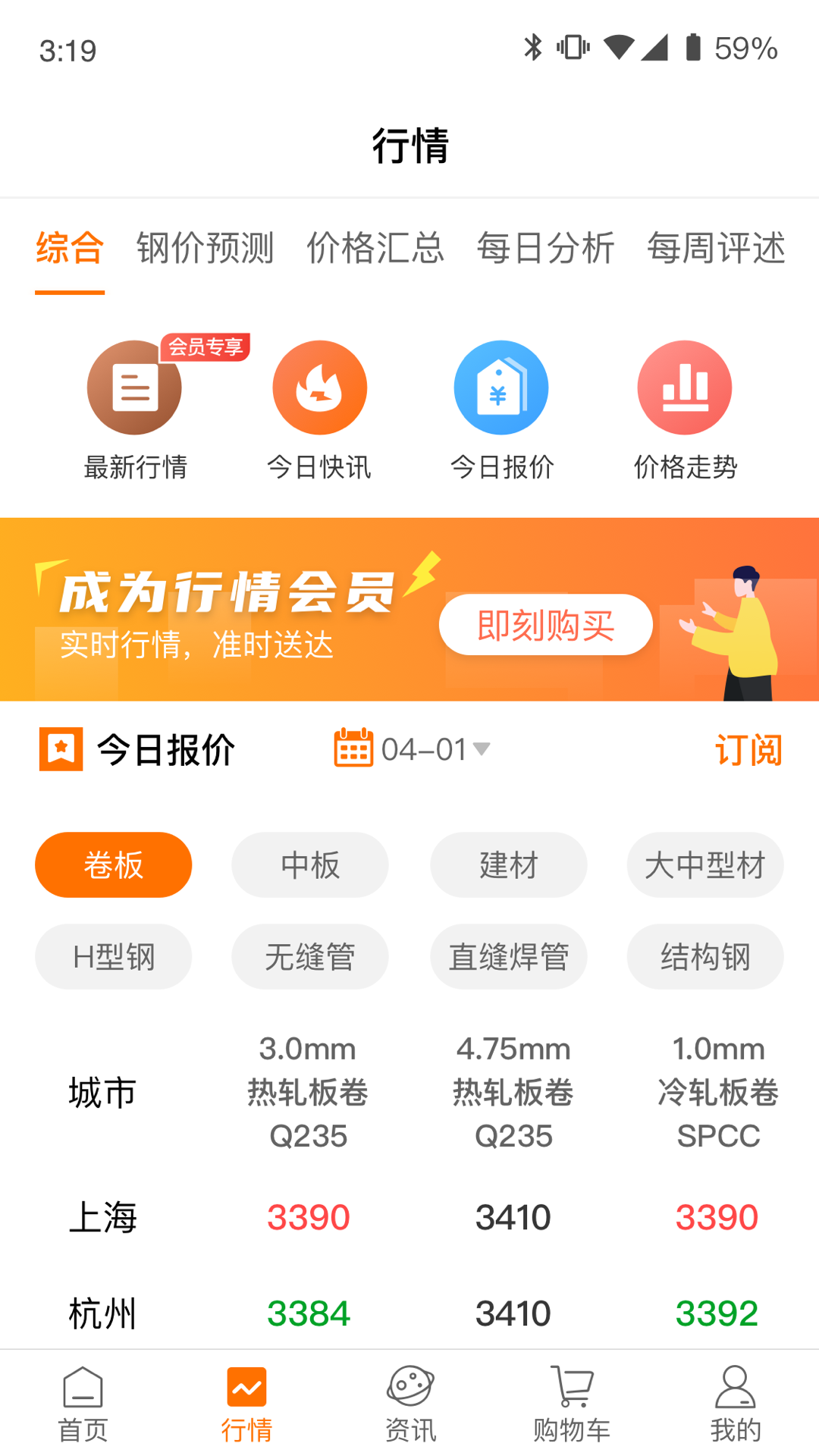 中钢网免费官方版界面截图预览(2)