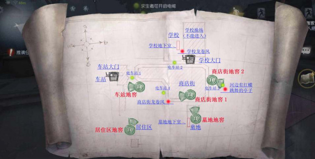 车站地窖位置