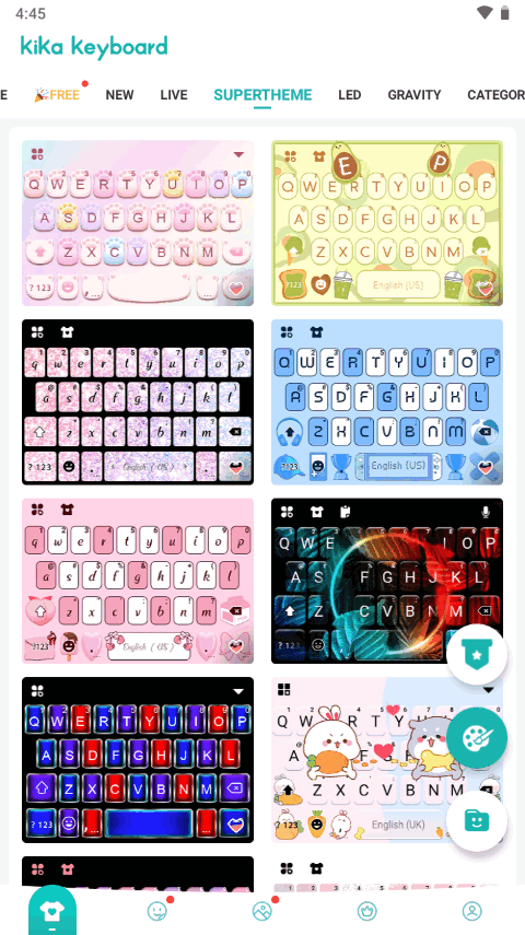 Kika Keyboard界面截图预览(1)