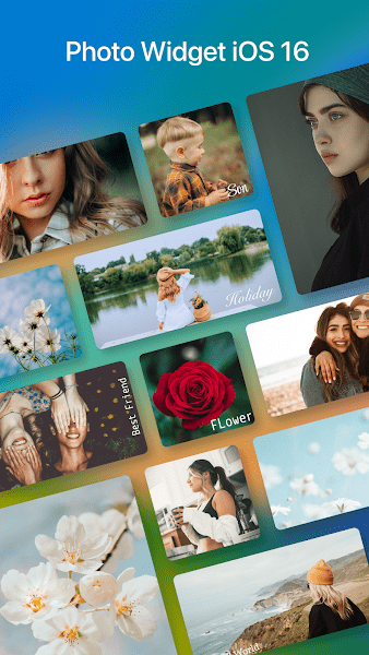 仿苹果iOS 16照片小组件(Photo Widget)