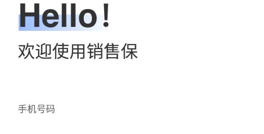 销售保