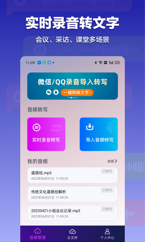 录音转文字界面截图预览(4)