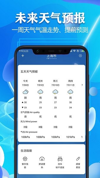 天气预报7天一周查询界面截图预览(4)