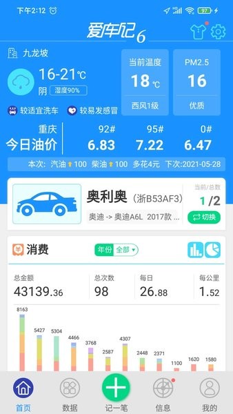 爱车记油耗版APP