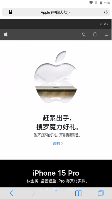 Safari界面截图预览(2)