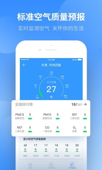 实时天气预报