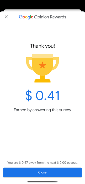 Google Opinion Rewards