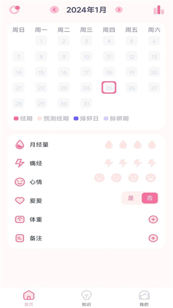 月经安全期计算器2024界面截图预览(2)