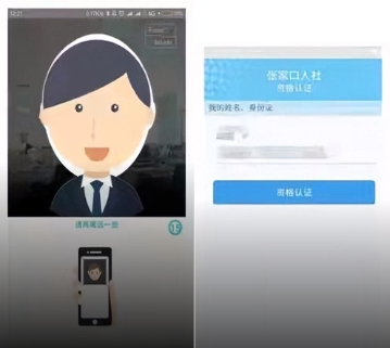 张家口人社养老资格认证app