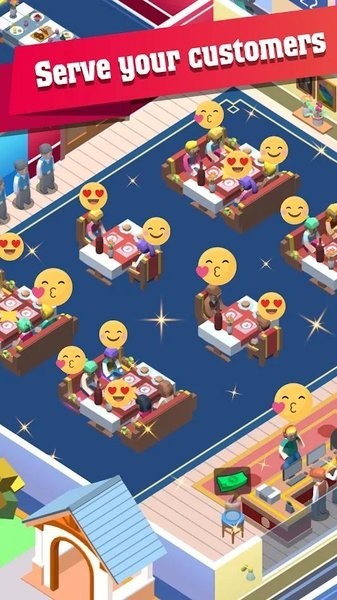 梦想餐厅闲置大亨游戏(idle restaurant)