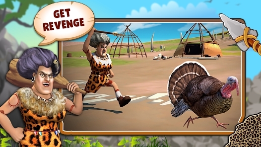 Scary Teacher 3D : Stone Age