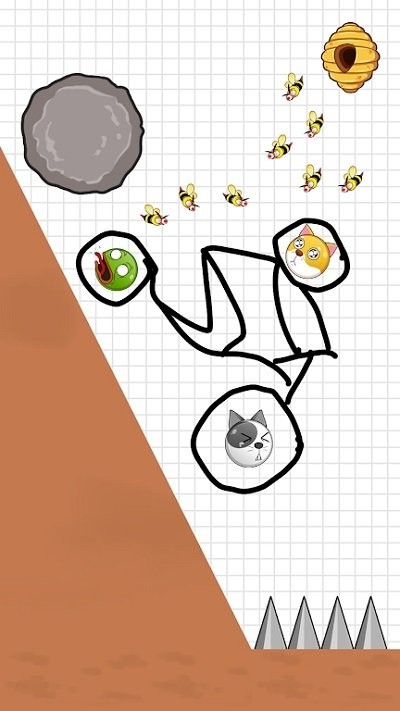 狗狗画线救援游戏(dog rescue draw and save)