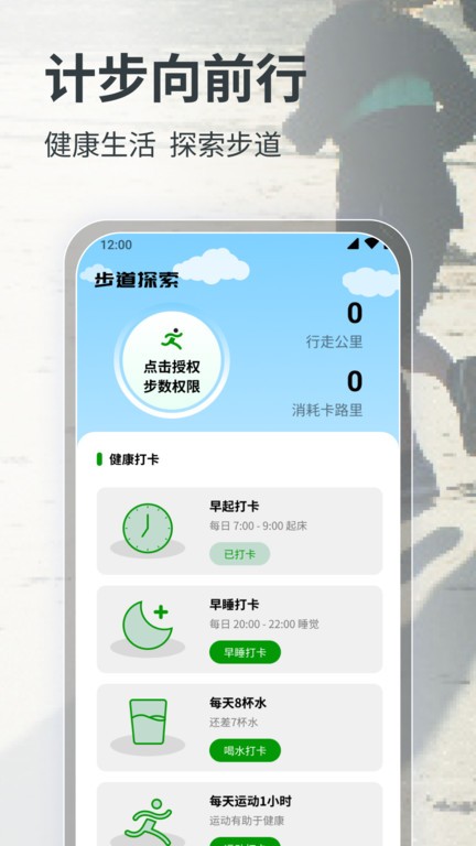 计步向前行界面截图预览(3)
