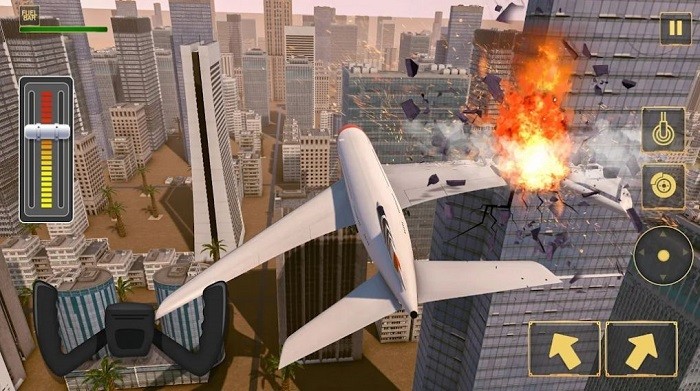 飞机冲击坠毁模拟器游戏(plane crash game)