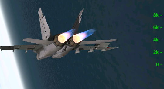 F18舰载机模拟起降