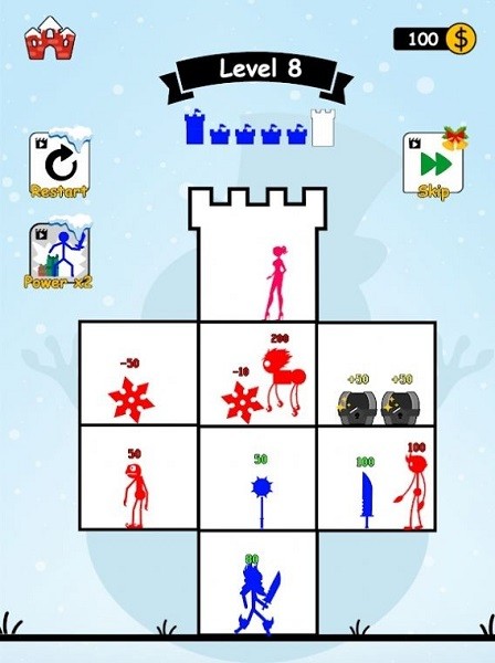 怪物塔斗杆英雄战争游戏(Monster Tower: Stick Hero War)