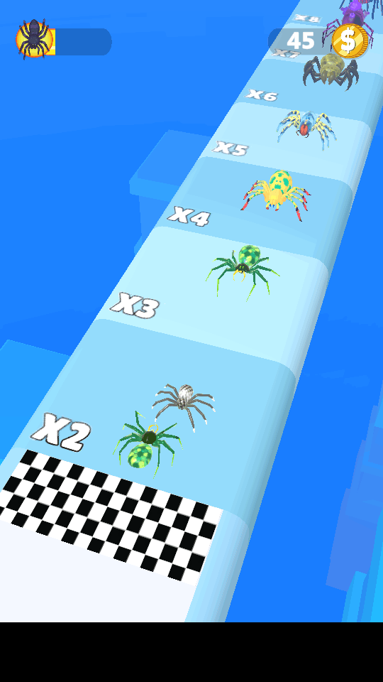 Spider Evolution Run