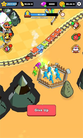 火车大亨僵尸猛攻手机版(Train Tycoon: Idle Defense)界面截图预览(3)