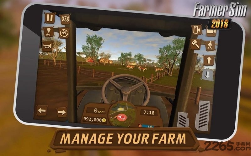 模拟农场2018手机版(Farmer Sim 2018)界面截图预览(1)