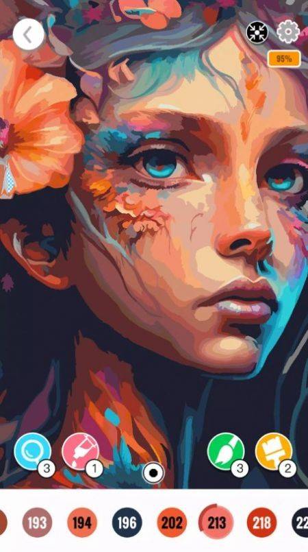 Oil Painting Color By Number
