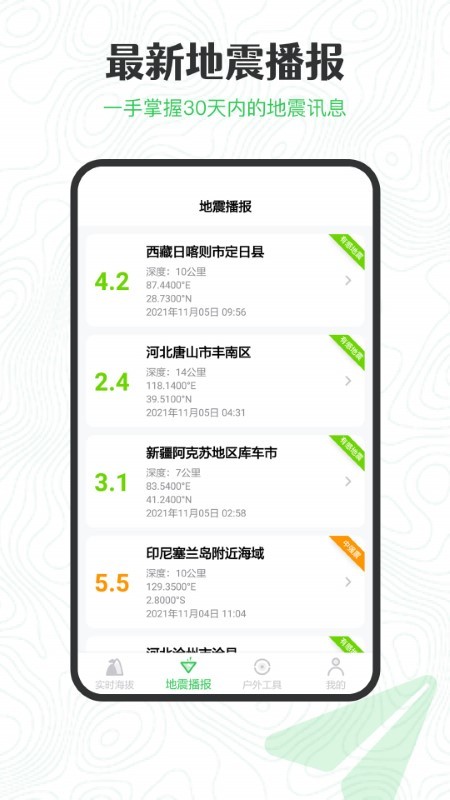 GPS海拔高度